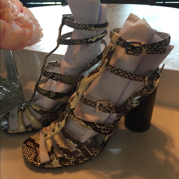 ASH python gladiator sandal heels size EU 36/US 6M - Picture 2 of 6